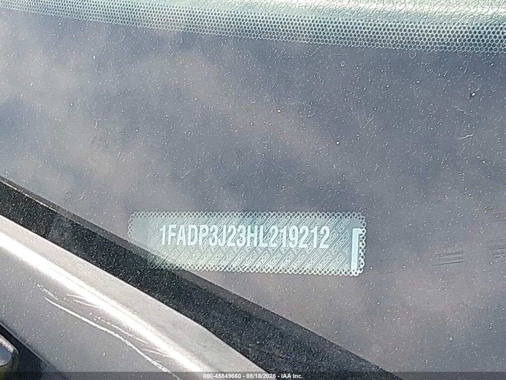 1FADP3J23HL219212 2017 FORD FOCUS photo no. 9