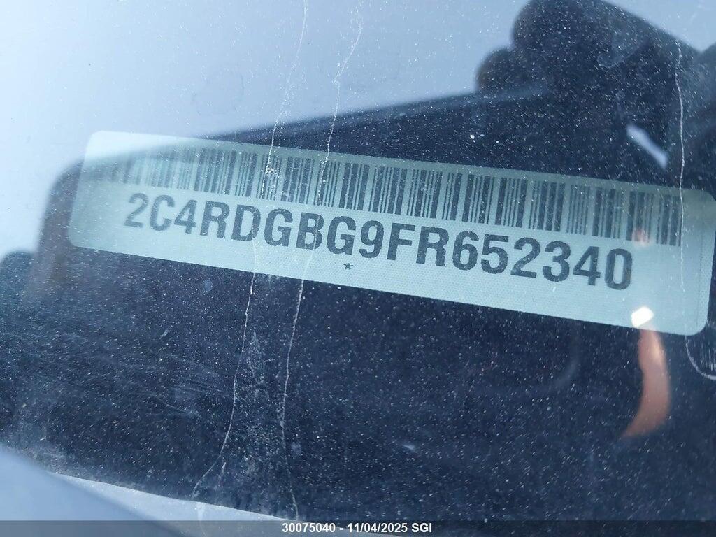2C4RDGBG9FR652340 2015 DODGE GRAND CARAVAN photo no. 9