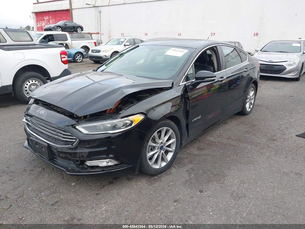 3FA6P0LU1HR117477 2017 FORD FUSION HYBRID photo no. 2