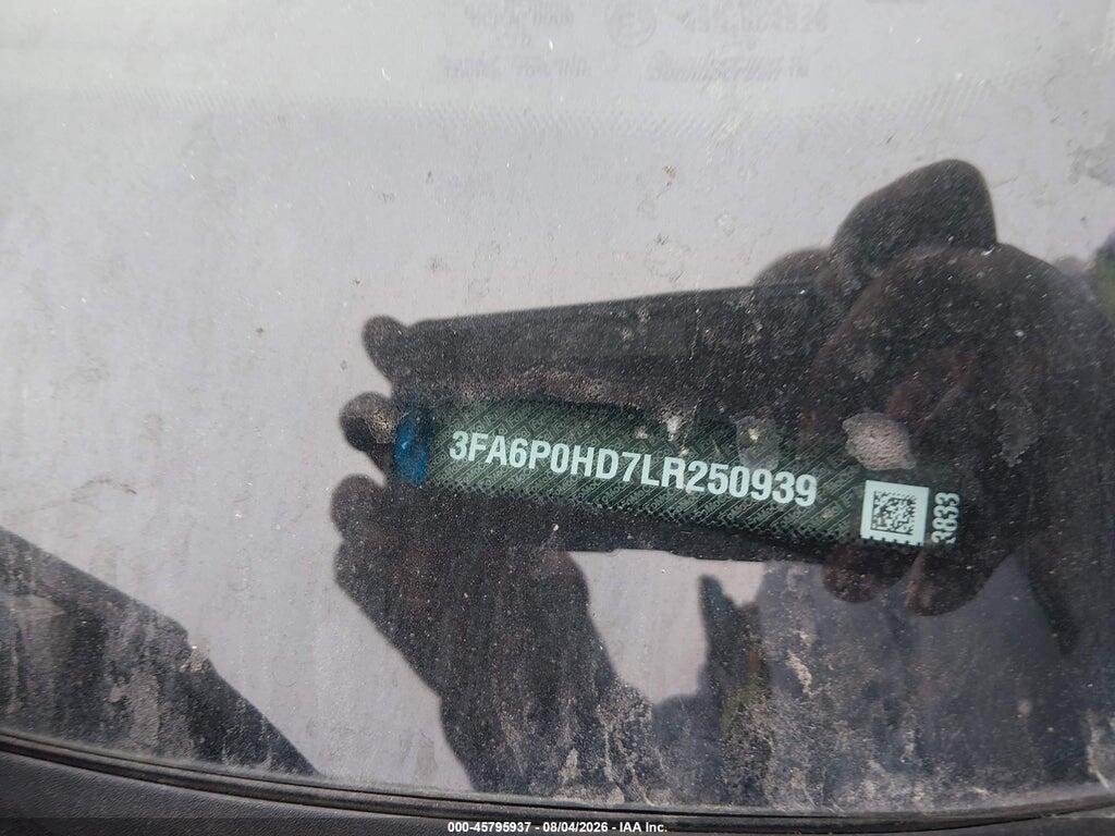 3FA6P0HD7LR250939 2020 FORD FUSION photo no. 9