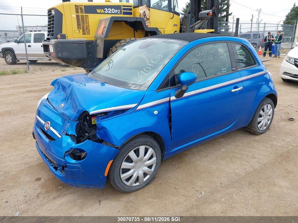 3C3CFFDR1FT690168 2015 FIAT 500 photo no. 2