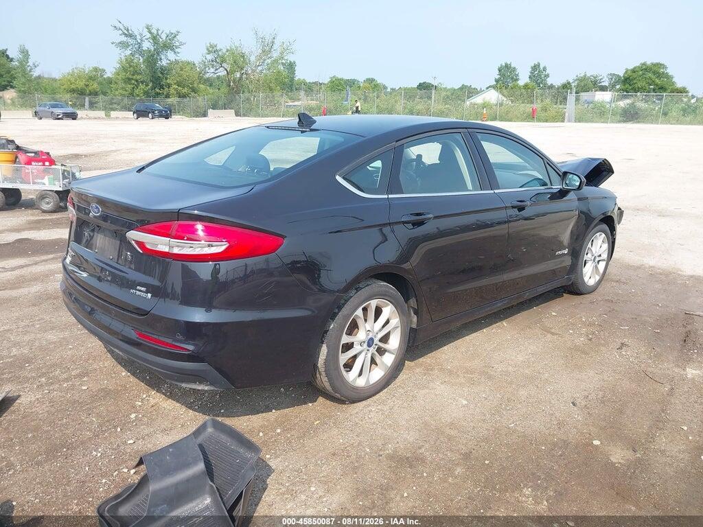 3FA6P0LU7KR197178 2019 FORD FUSION HYBRID photo no. 4