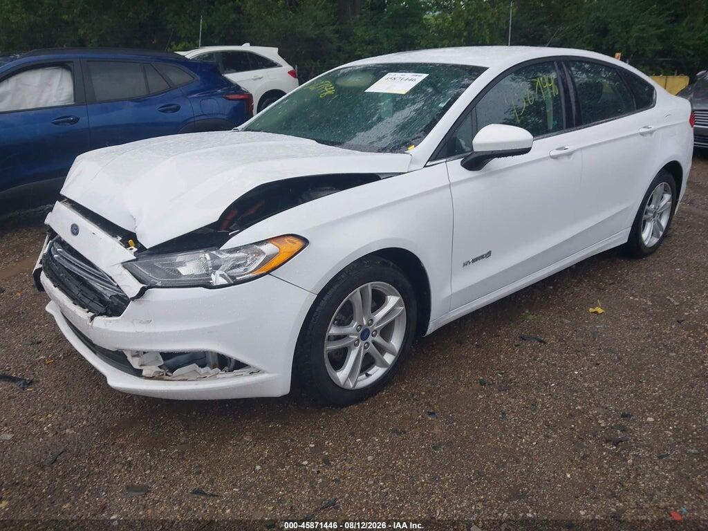 3FA6P0LU3JR147490 2018 FORD FUSION HYBRID photo no. 2