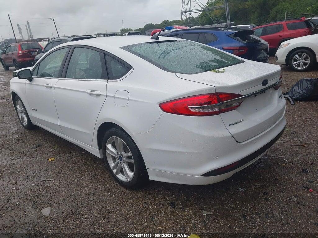 3FA6P0LU3JR147490 2018 FORD FUSION HYBRID photo no. 3