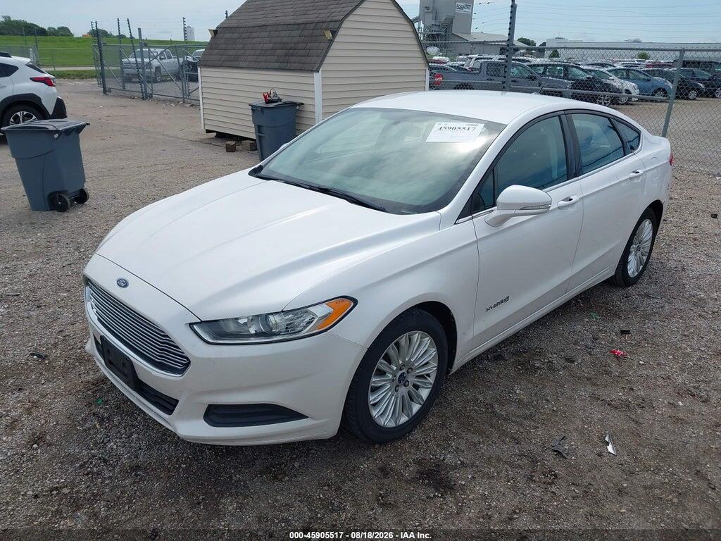 3FA6P0LU0ER312837 2014 FORD FUSION HYBRID photo no. 2