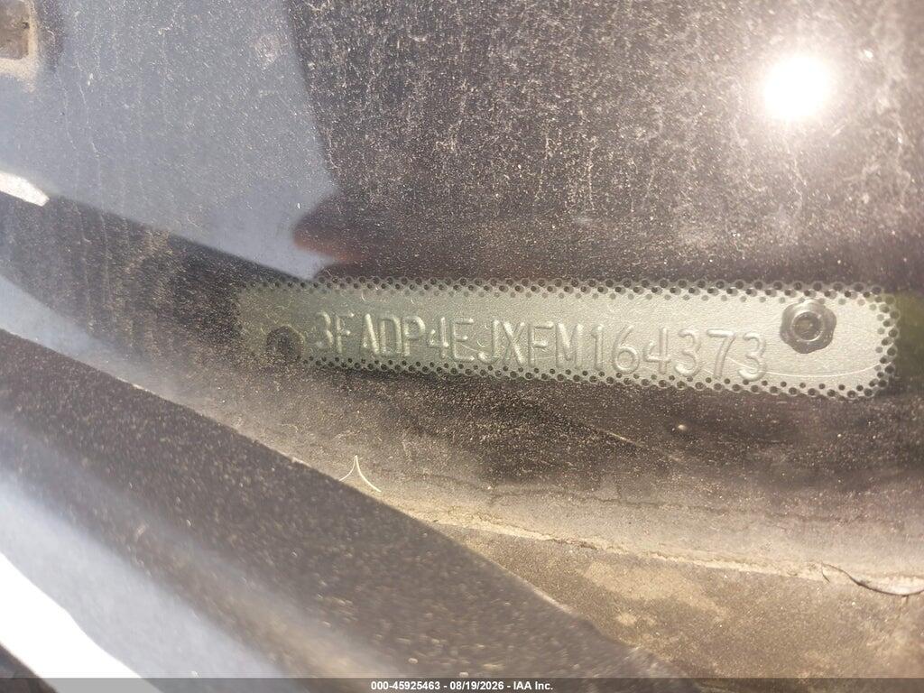 3FADP4EJXFM164373 2015 FORD FIESTA photo no. 9
