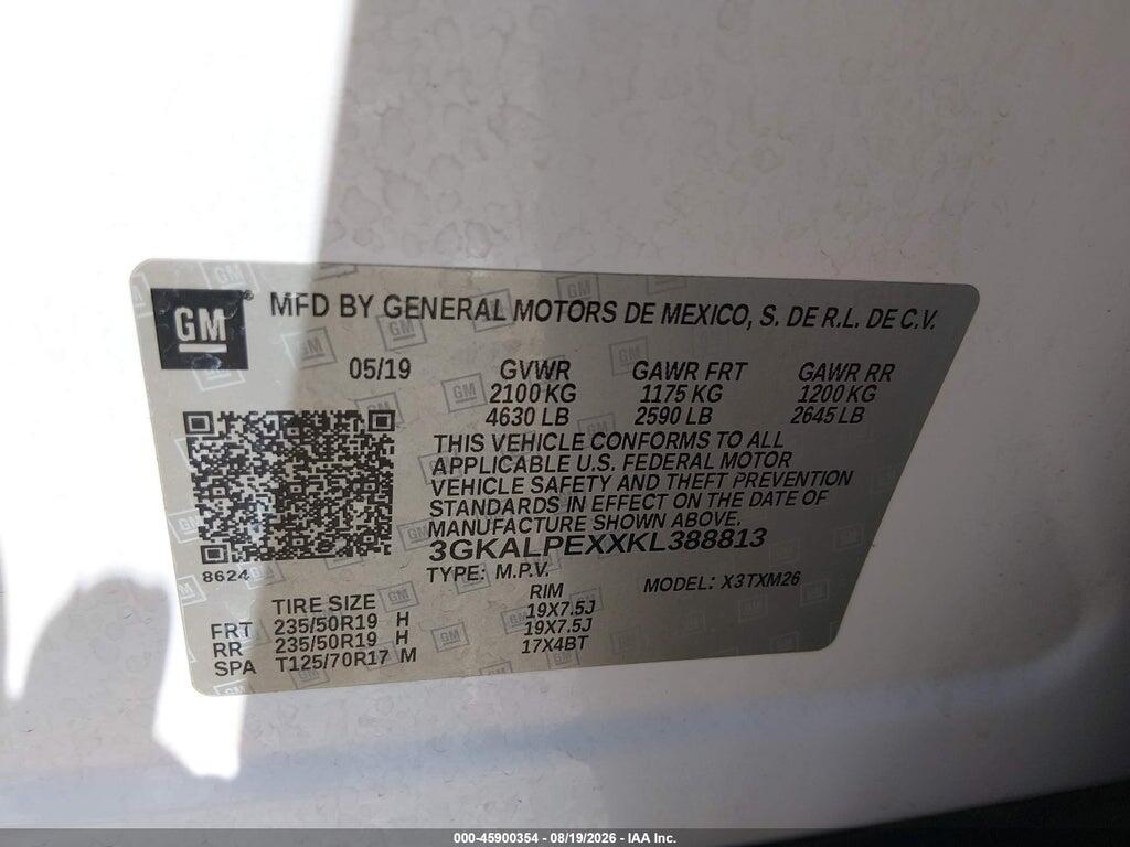 3GKALPEXXKL388813 2019 GMC TERRAIN photo no. 9