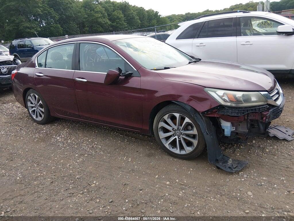 1HGCR2F53EA007187 2014 HONDA ACCORD photo no. 1