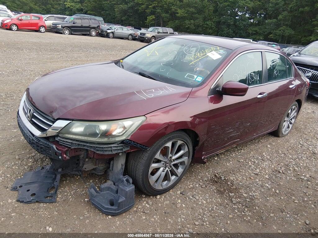 1HGCR2F53EA007187 2014 HONDA ACCORD photo no. 2