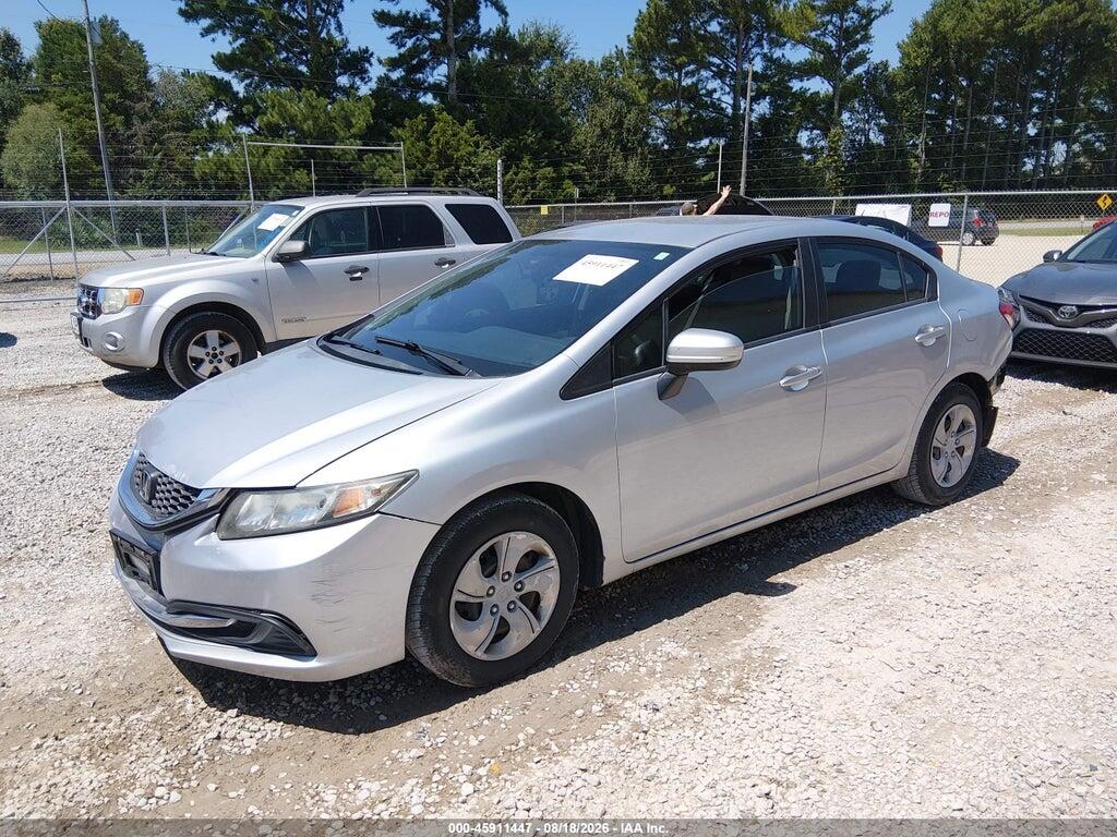 2HGFB2F55EH525532 2014 HONDA CIVIC photo no. 2