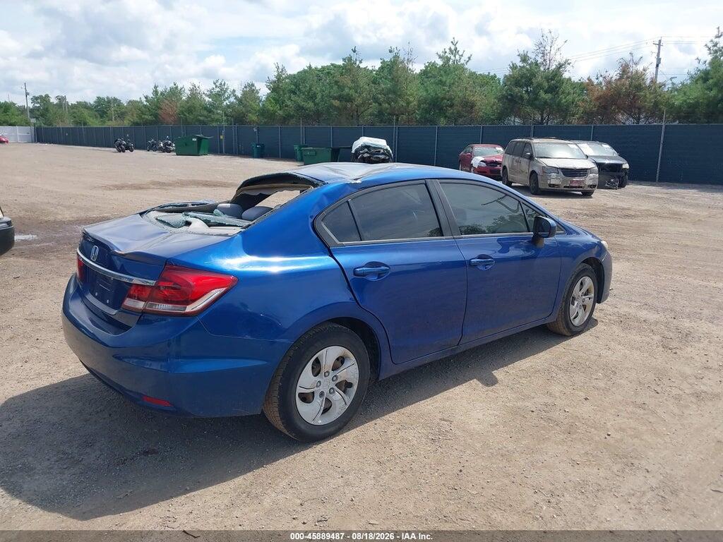 19XFB2F52EE048228 2014 HONDA CIVIC photo no. 4