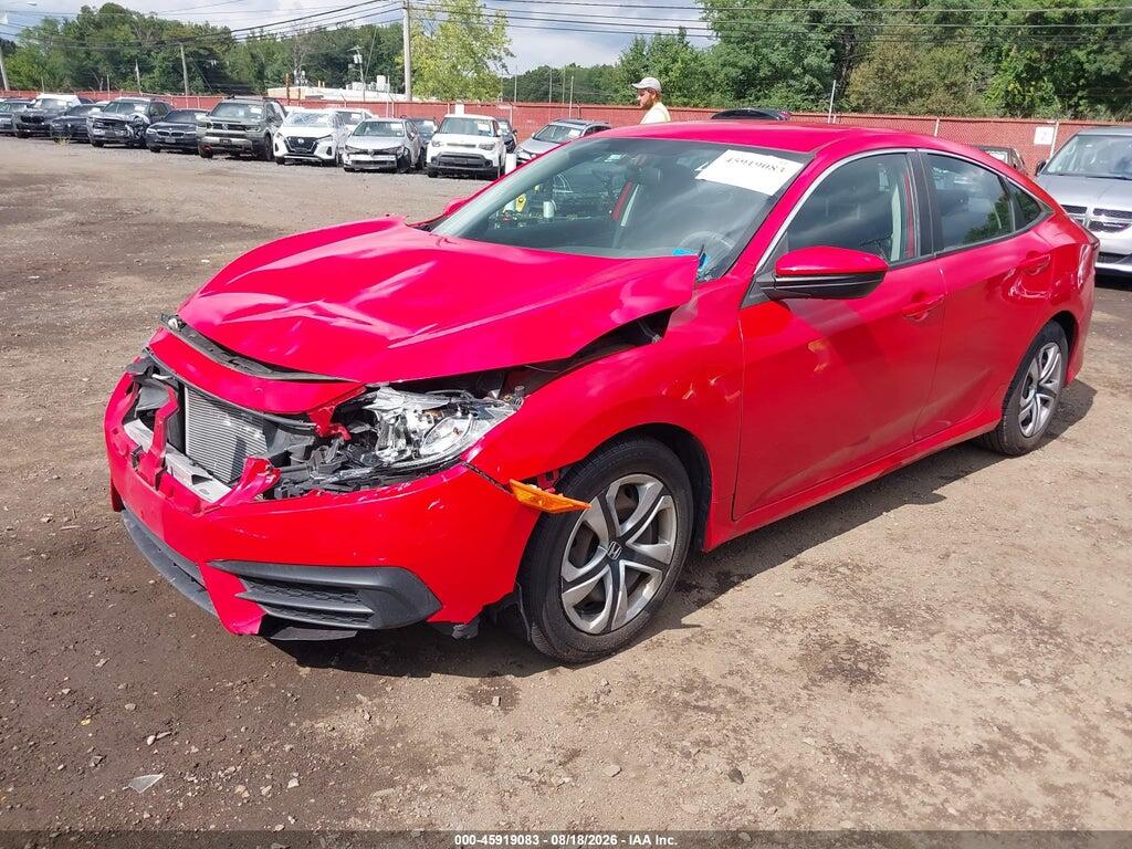 2HGFC2F5XGH562737 2016 HONDA CIVIC photo no. 2