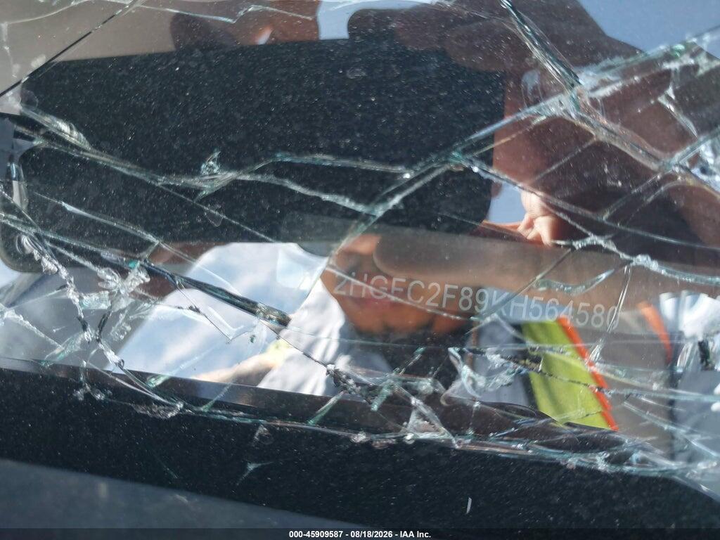 2HGFC2F89KH564580 2019 HONDA CIVIC photo no. 9
