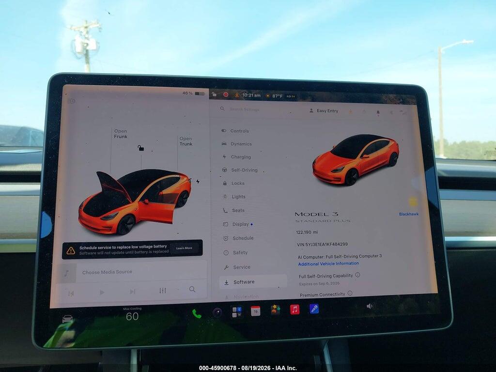 5YJ3E1EA1KF484299 2019 TESLA MODEL 3 photo no. 7