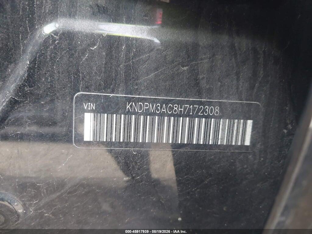 KNDPM3AC8H7172308 2017 KIA SPORTAGE photo no. 9