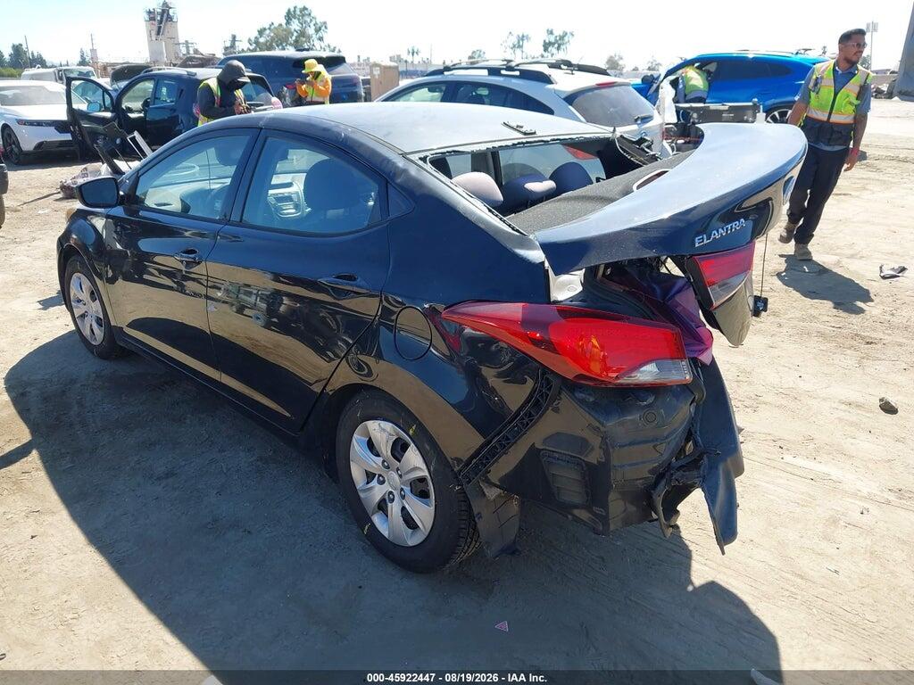 5NPDH4AEXGH758372 2016 HYUNDAI ELANTRA photo no. 3