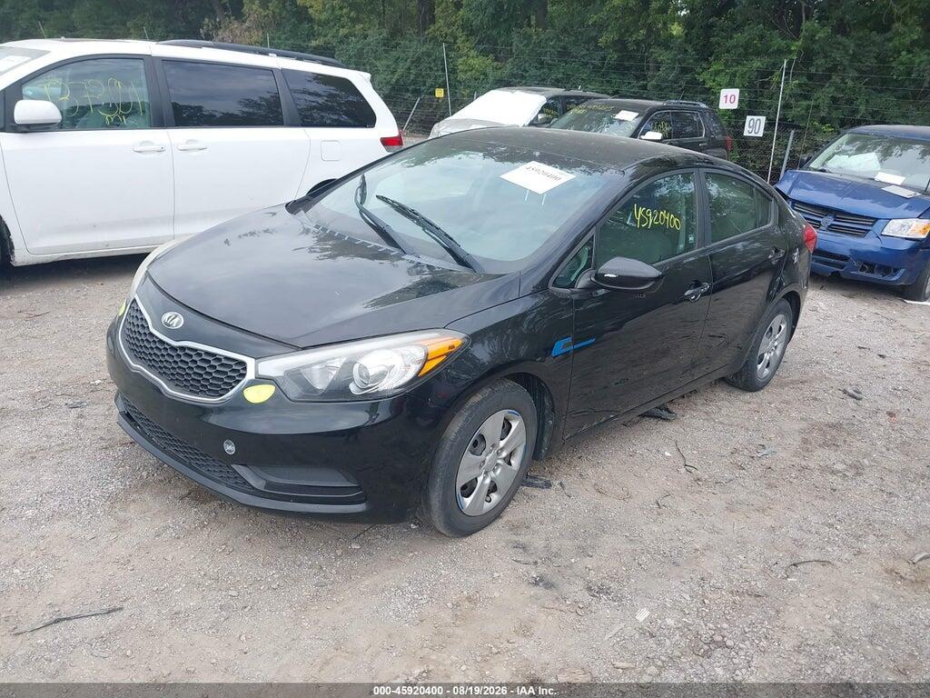 KNAFK4A66G5599429 2016 KIA FORTE photo no. 2