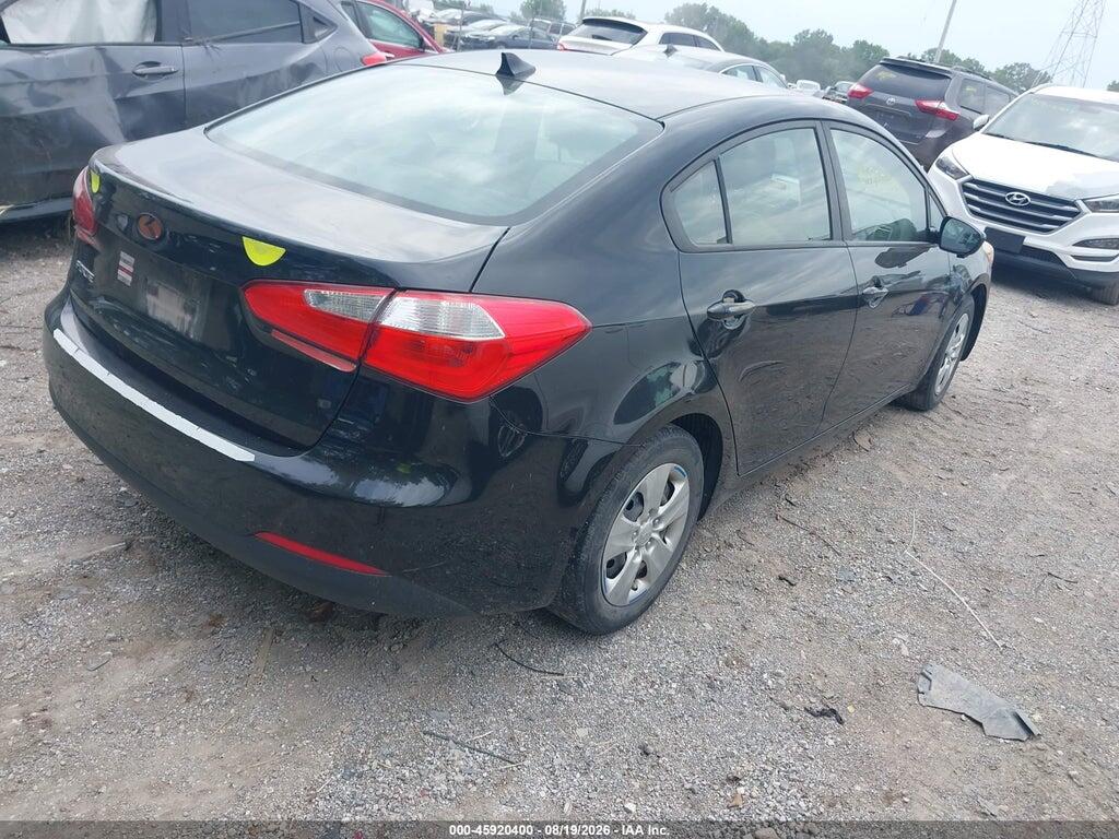KNAFK4A66G5599429 2016 KIA FORTE photo no. 4