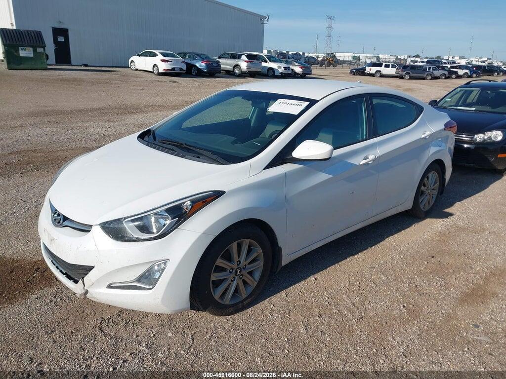 5NPDH4AE9GH745547 2016 HYUNDAI ELANTRA photo no. 2