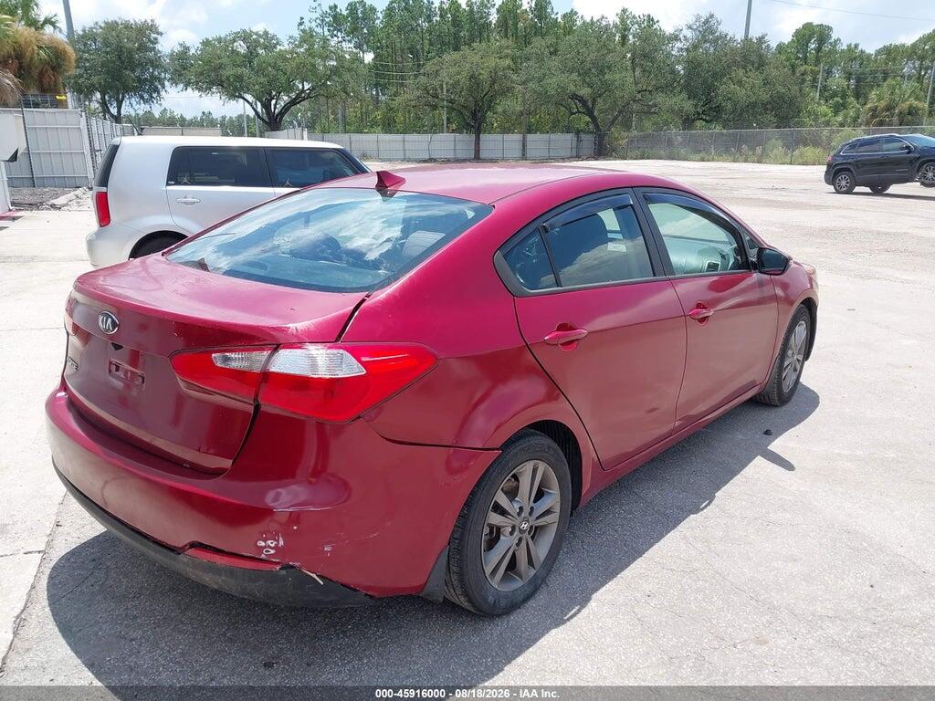 KNAFX4A68E5150381 2014 KIA FORTE photo no. 4