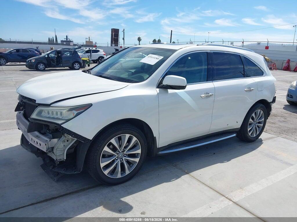 5FRYD3H48EB007348 2014 ACURA MDX photo no. 2