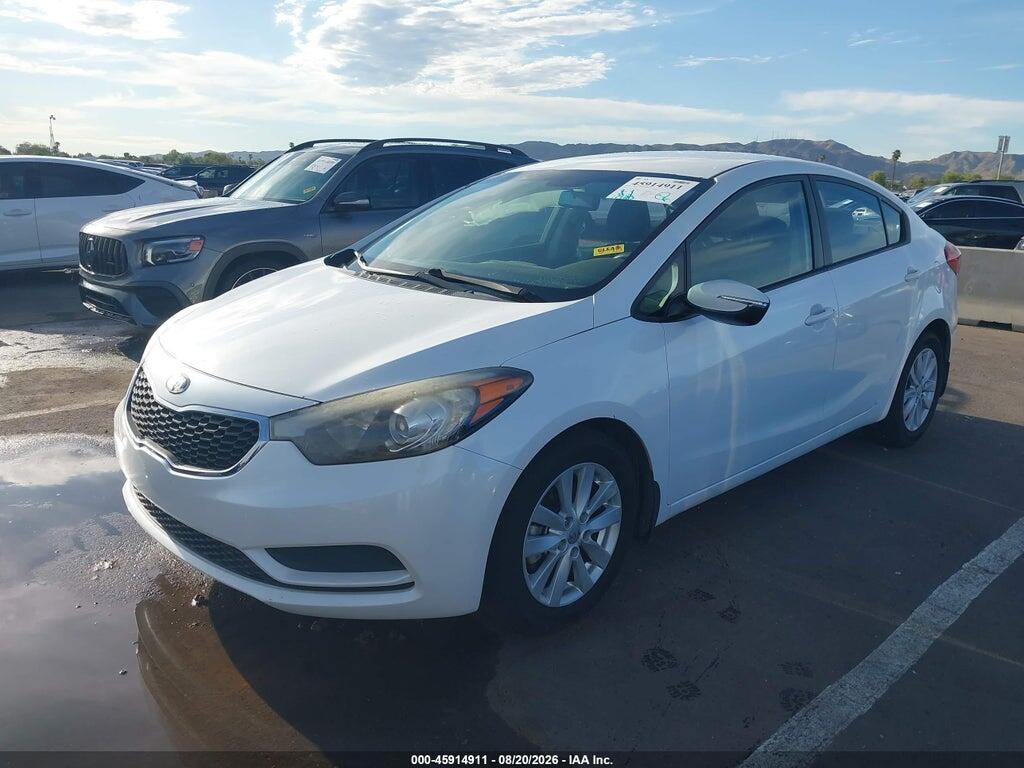 KNAFX4A6XE5101215 2014 KIA FORTE photo no. 2