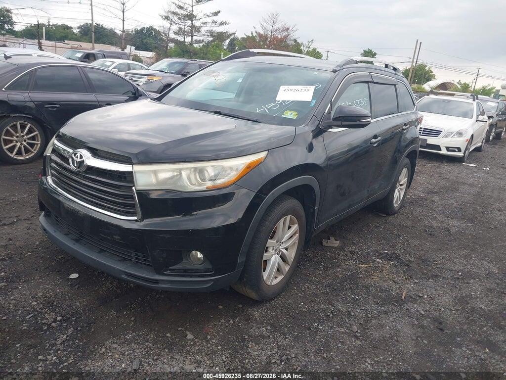5TDBKRFH1FS163363 2015 TOYOTA HIGHLANDER photo no. 2