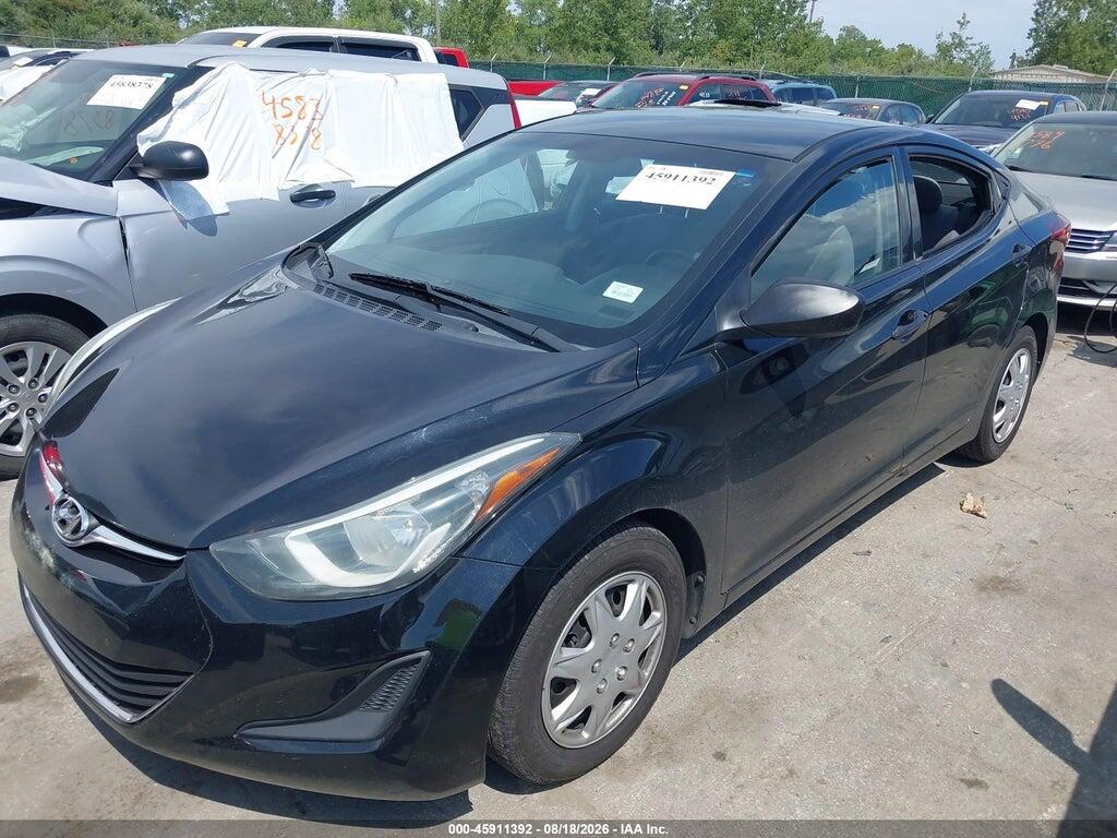 5NPDH4AE3GH681389 2016 HYUNDAI ELANTRA photo no. 2