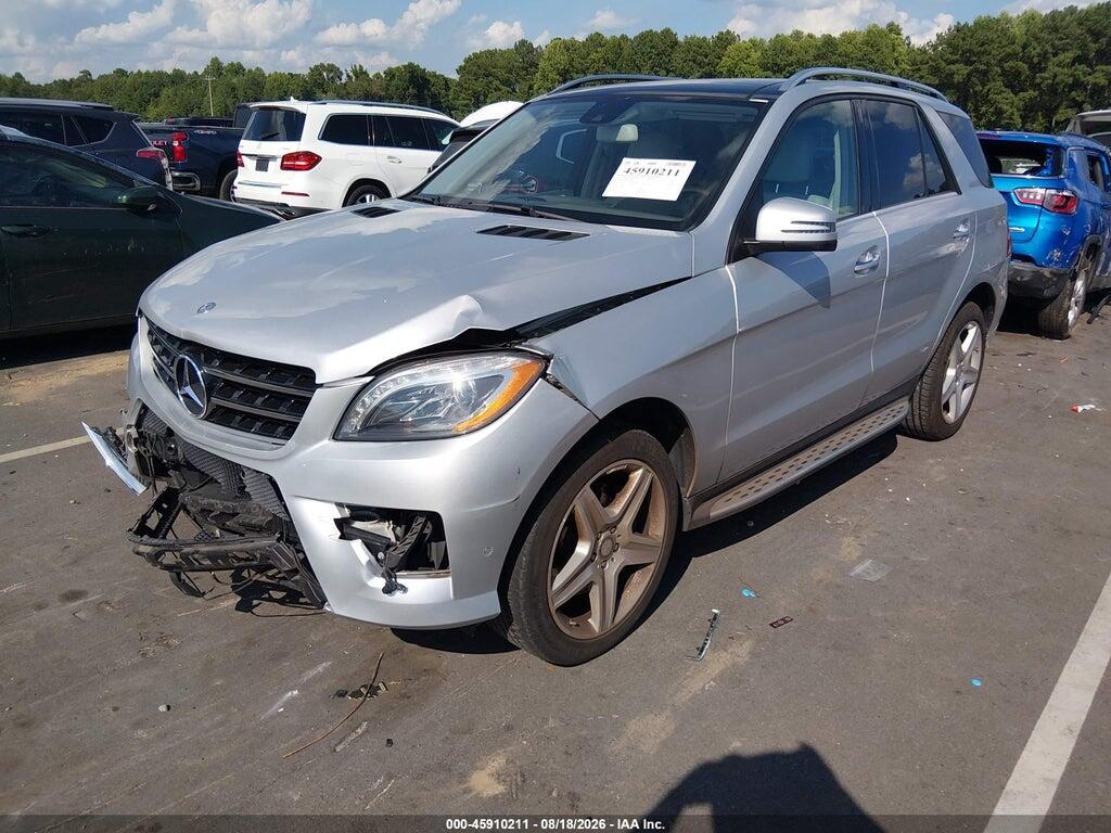 4JGDA5JB4EA281423 2014 MERCEDES-BENZ ML 350 photo no. 2