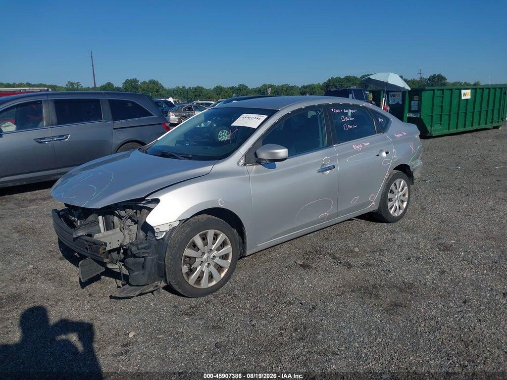 3N1AB7AP2EY334288 2014 NISSAN SENTRA photo no. 2