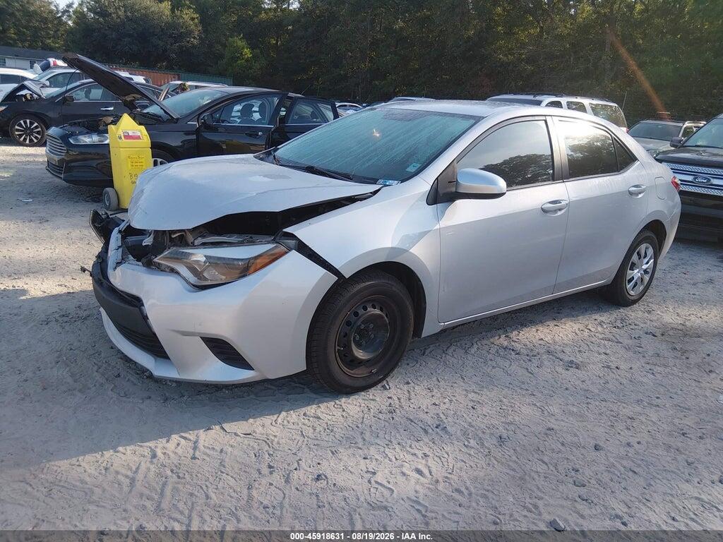 2T1BURHE9FC313175 2015 TOYOTA COROLLA photo no. 2
