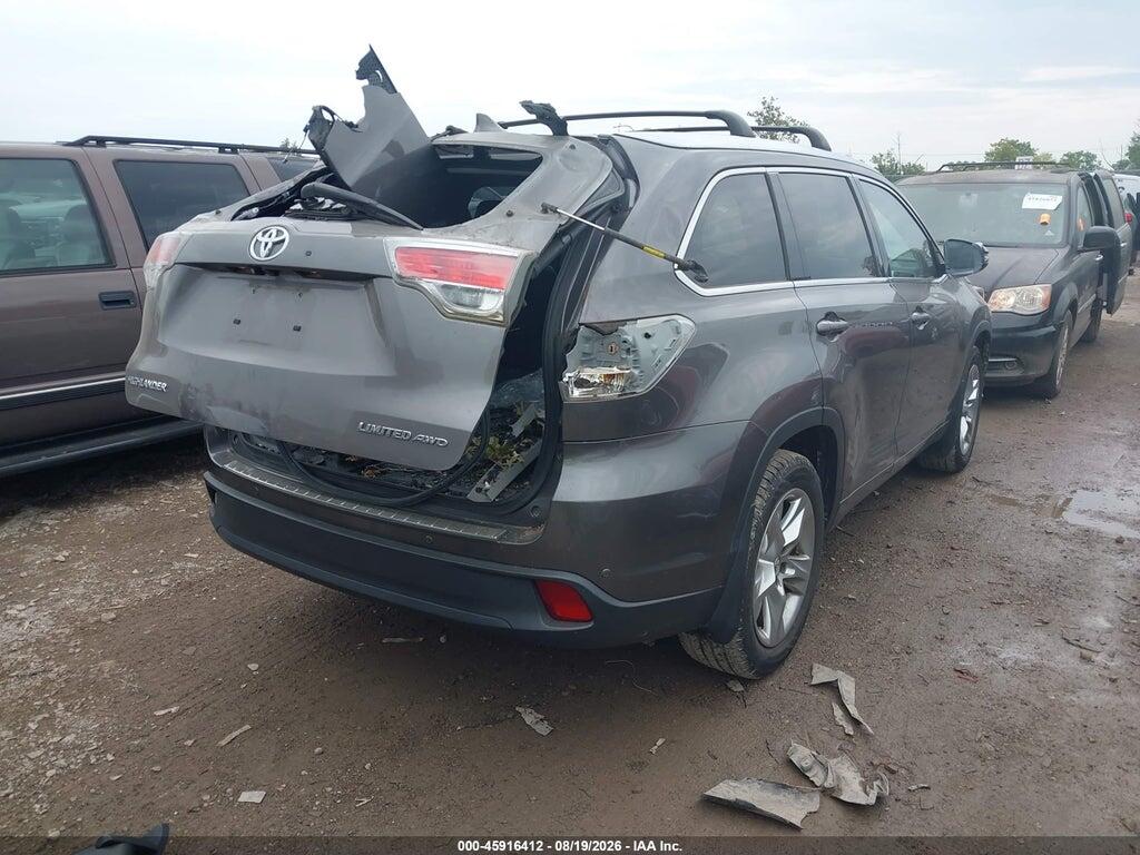 5TDDKRFH1FS166143 2015 TOYOTA HIGHLANDER photo no. 4