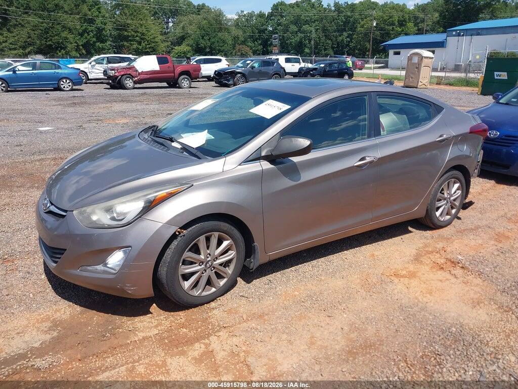 5NPDH4AE0FH633153 2015 HYUNDAI ELANTRA photo no. 2