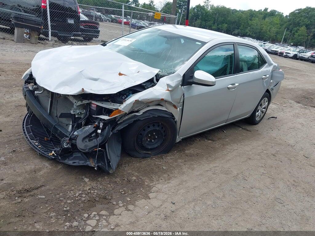 2T1BURHE0FC376262 2015 TOYOTA COROLLA photo no. 2