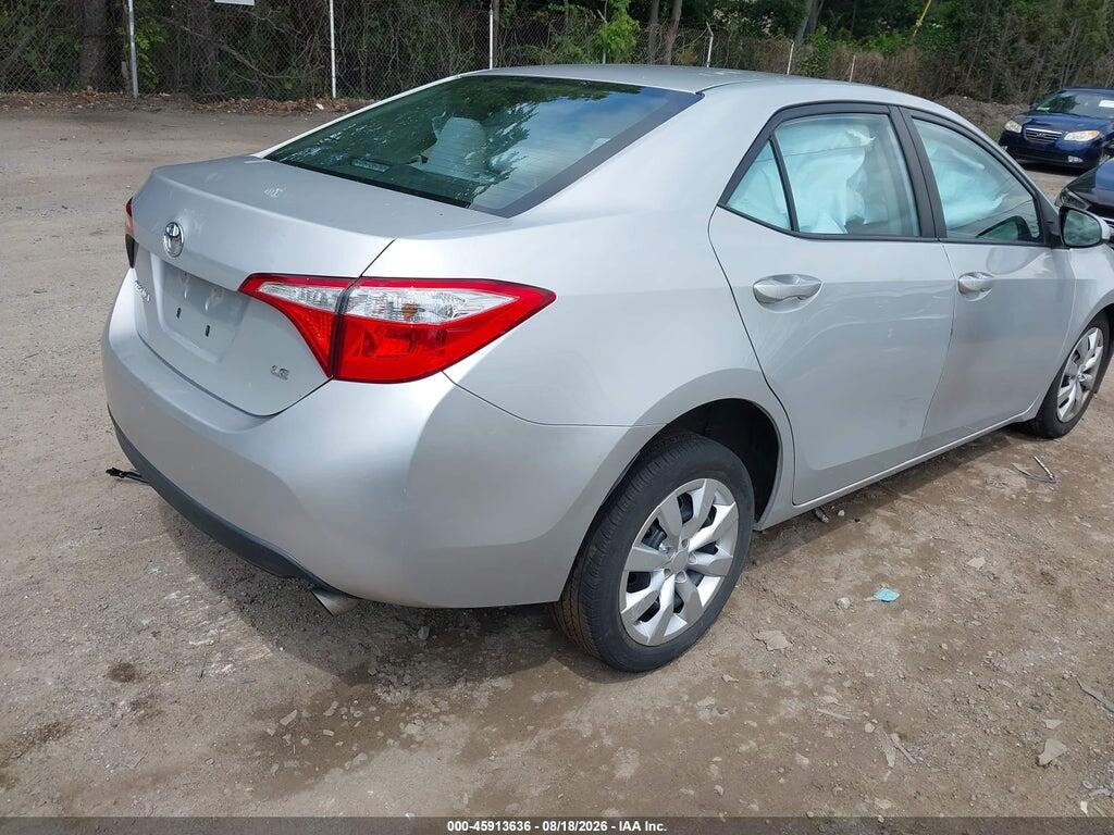 2T1BURHE0FC376262 2015 TOYOTA COROLLA photo no. 4