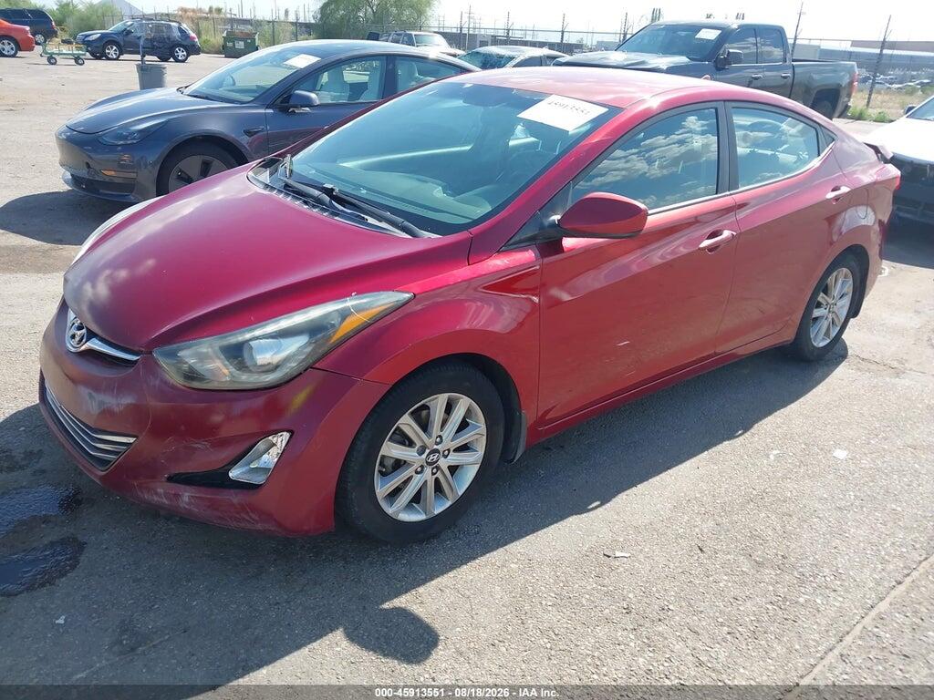 5NPDH4AE5FH593880 2015 HYUNDAI ELANTRA photo no. 2