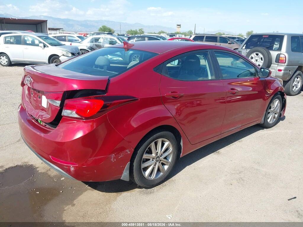 5NPDH4AE5FH593880 2015 HYUNDAI ELANTRA photo no. 4