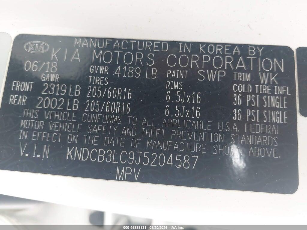 KNDCB3LC9J5204587 2018 KIA NIRO photo no. 9