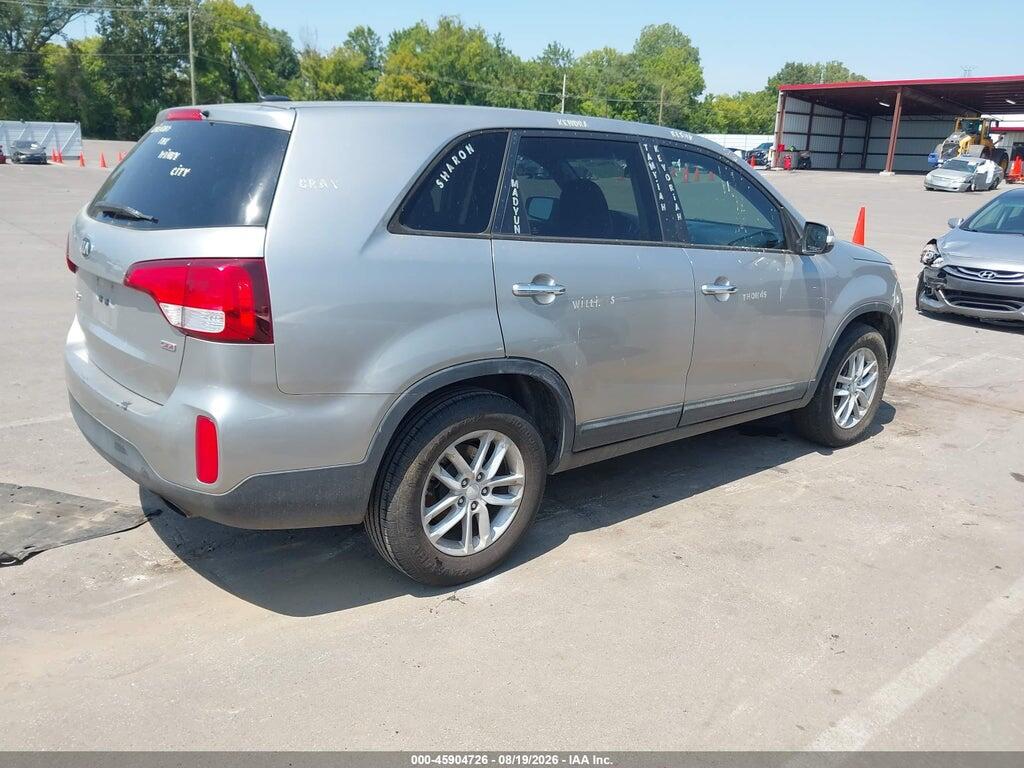 5XYKT3A68EG510697 2014 KIA SORENTO photo no. 4