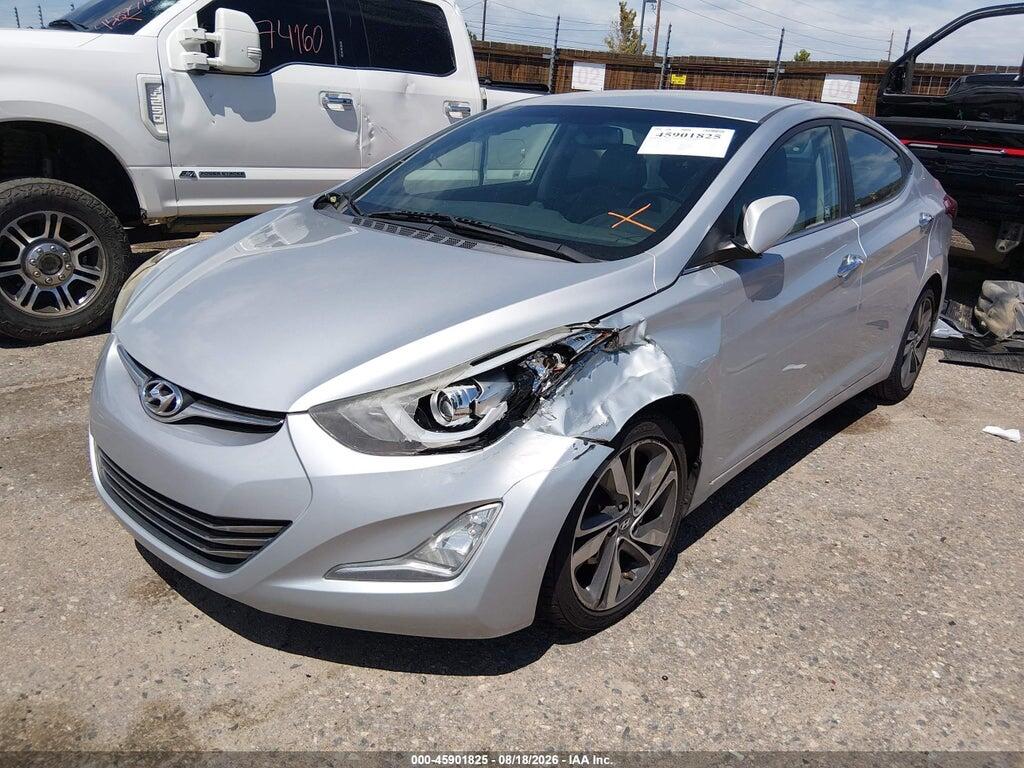 5NPDH4AE2EH470990 2014 HYUNDAI ELANTRA photo no. 2