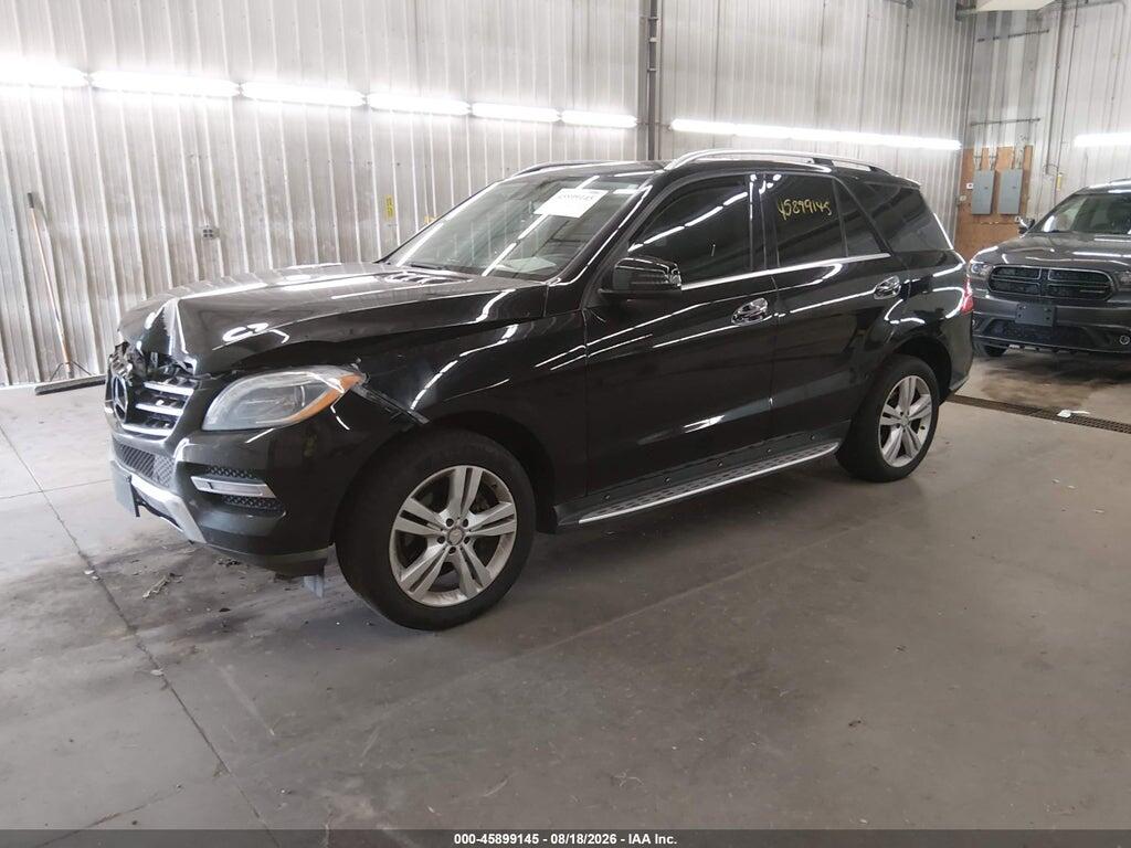 4JGDA5HB1EA356214 2014 MERCEDES-BENZ ML 350 photo no. 2