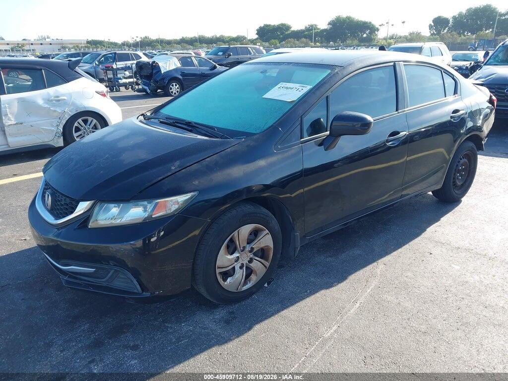 19XFB2F52FE037635 2015 HONDA CIVIC photo no. 2