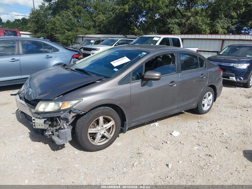 19XFB2F50FE007968 2015 HONDA CIVIC photo no. 2
