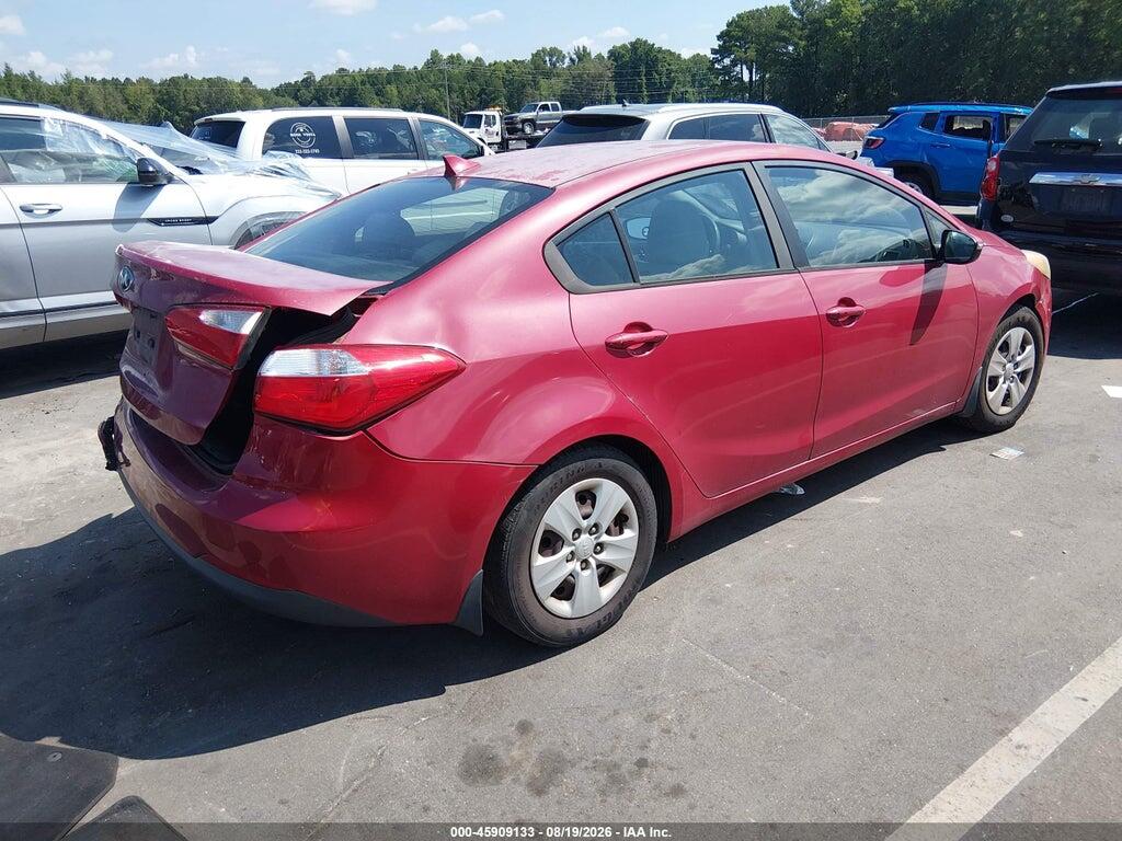 KNAFX4A66F5343209 2015 KIA FORTE photo no. 4