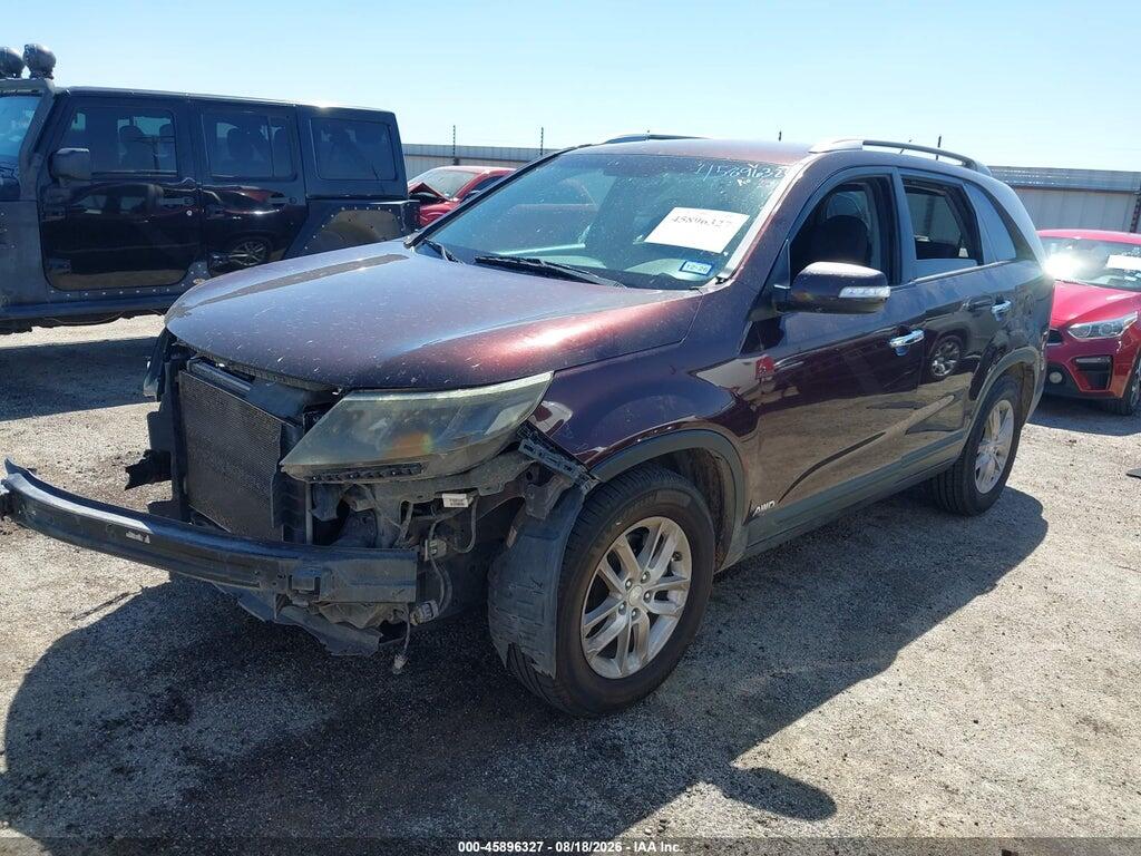 5XYKTCA69EG438893 2014 KIA SORENTO photo no. 2