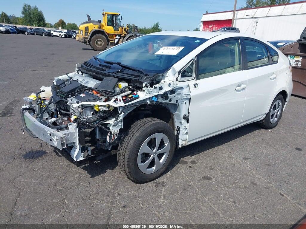JTDKN3DU6E0383071 2014 TOYOTA PRIUS photo no. 2