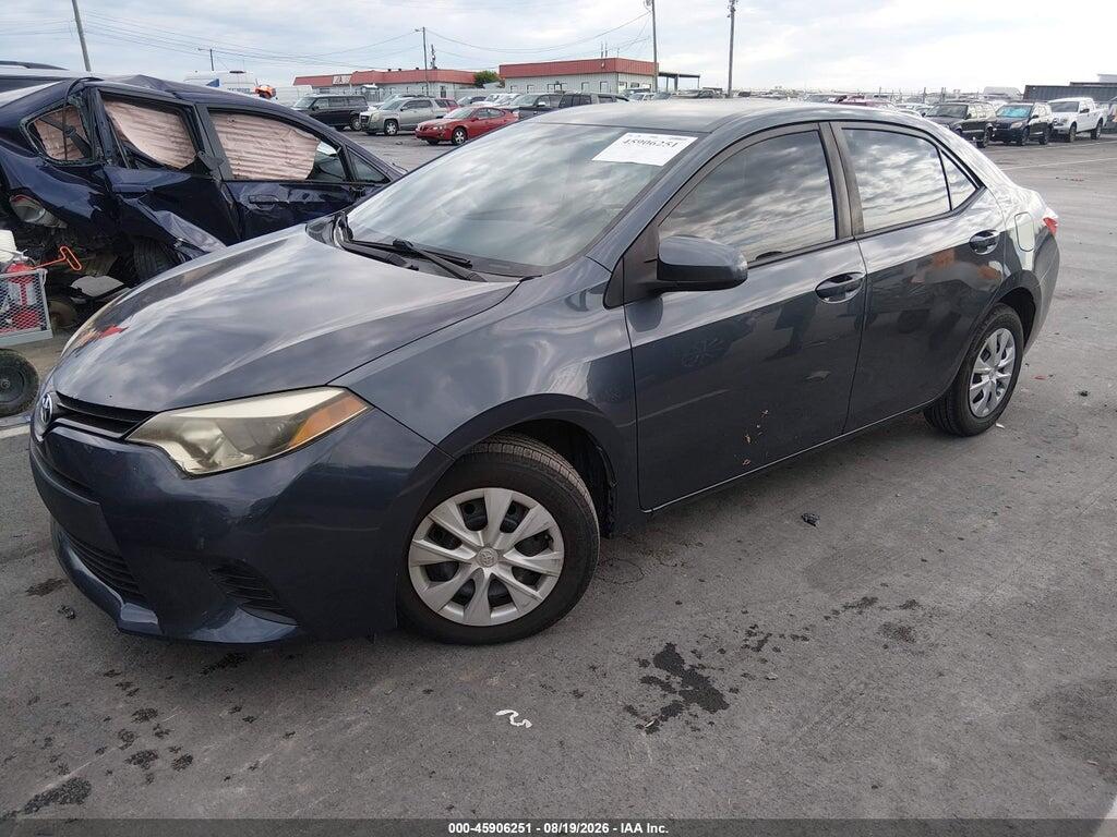 2T1BURHE0FC283306 2015 TOYOTA COROLLA photo no. 2