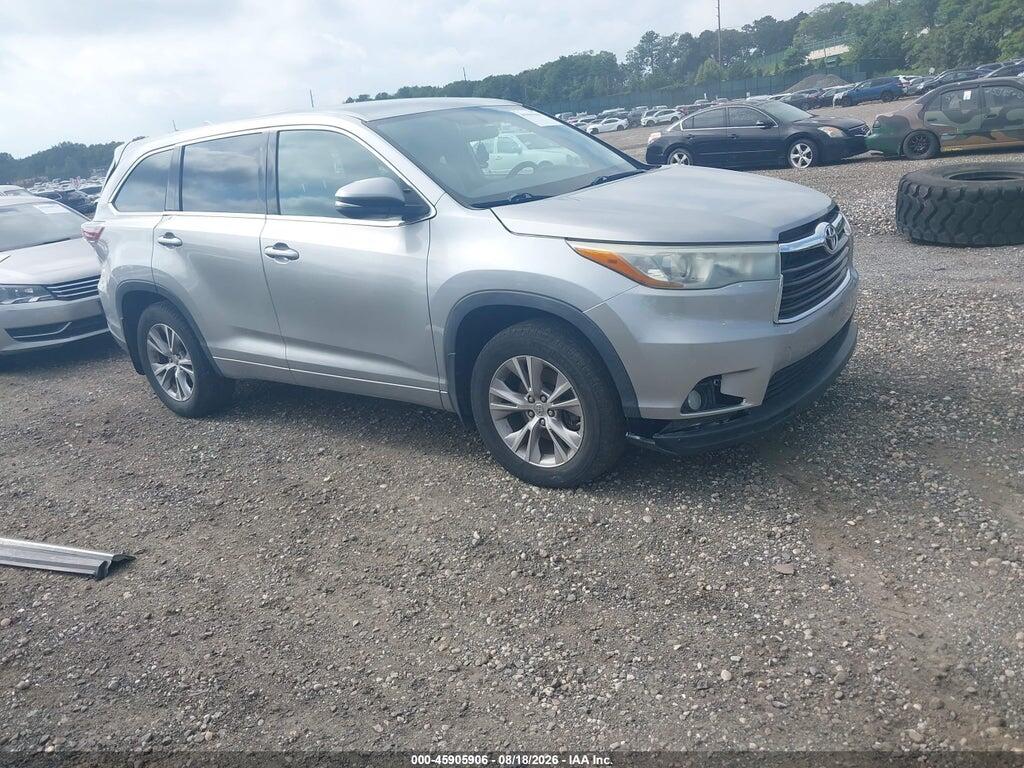 5TDBKRFH6FS112442 2015 TOYOTA HIGHLANDER photo no. 1