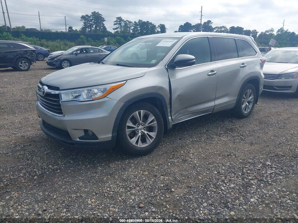 5TDBKRFH6FS112442 2015 TOYOTA HIGHLANDER photo no. 2
