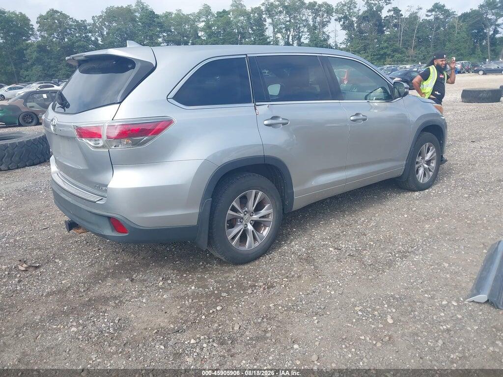 5TDBKRFH6FS112442 2015 TOYOTA HIGHLANDER photo no. 4